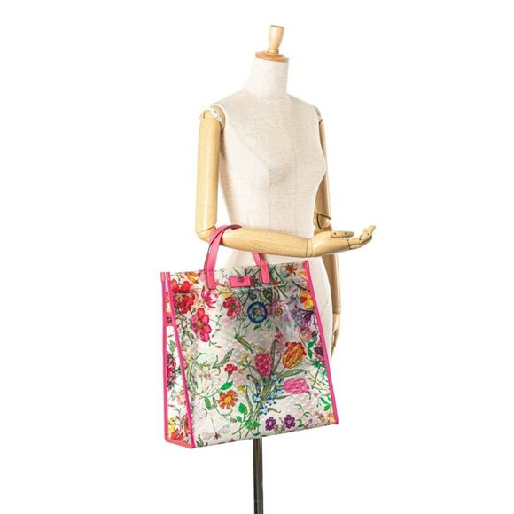 GUCCI Pink Leather Tote Bag - Picture 8 of 8